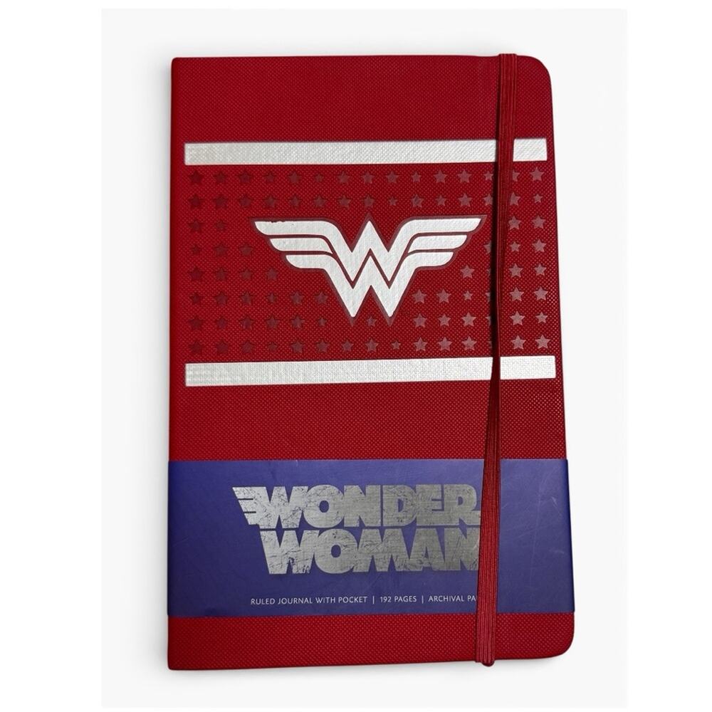 Wonder Woman Red Logo Writing Journal Stationery Accessory